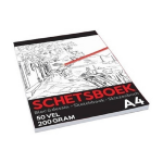 Schetsboek/tekenboek A4 Formaat - Schoolartikelen/kantoorartikelen/schilderartikelen - Schetsboeken/tekenboeken - Wit