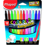 Maped Viltstift Color'peps 12 Stiften In Een Kartonnen Etui