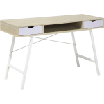 Beliani Clarita Bureau Mdf 48 X 120 Cm - Bruin