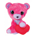 Lumo Stars Knuffelbeer Valentijn 24 Cm - Roze