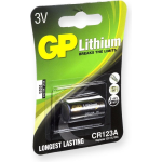 GP Lithium Cr123 3v Blister 1