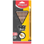 Maped Black'peps Potlood Met Gum Hb, Blister Met 10 Stuks - Zwart