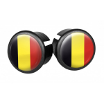 Velox Stuurdoppen België 20 Mm/zwart/rood - Geel