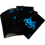 Paladone Speelkaartenset Space Invaders - Zwart