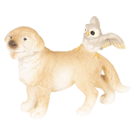 Clayre & Eef Decoratie Hond - 9*4*6 Cm - Meerkleurig - Kunststof - Hond - - 6pr2585