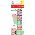 Stabilo Boss Original Mini Markeerstift, Doosje Met 6 Stuks In Geassorteerde Pastel Kleuren