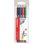 Stabilo Schrijfstift Point Max, Etui Met 4 Stuks In Geassorteerde Standaard Kleuren