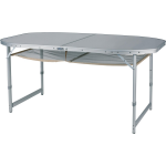 Eurotrail campingtafel Crouzet 150 x 80 x 70 cm aluminium - Silver
