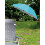 Eurotrail stoelparasol 114 x 85 cm staal/polyester blauw