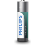 Philips batterijen AA Industrial zilver/groen 10 stuks