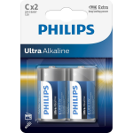Philips batterijen C/LR14 Ultra Alkaline 2 stuks