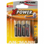 Ansmann batterijen X-power AAA alkaline per 4 stuks