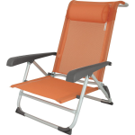 Eurotrail campingstoel Acapulco 74 x 60 cm aluminium - Oranje