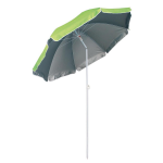 Eurotrail strand parasol 180 x 160 cm staal 2-delig - Groen