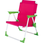 Eurotrail campingstoel Nicky junior 46 cm polyester/staal - Roze