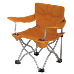 Eurotrail campingstoel Ardeche junior 34 x 27 cm staal - Oranje