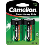 Camelion batterijen LongLife R20P 1.5V 2 stuks - Zwart