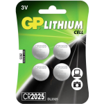 GP CR2025 Lithium-knoopcelbatterijen 3V 4 stuks