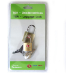 Fabrizio bagageslot TSA Luggage Lock goud/zilver 4 cm
