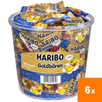 HARIBO -beren "Goede nacht" - 6x 100 Mini zakjes - Goud