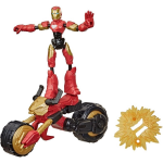 Avengers Marvel Bend N Flex Rider Iron Man - Rood