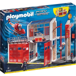 Playmobil Plamobil 9462 Grote Brandweerkazerne Met Helikopter
