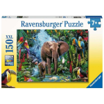 Ravensburger Puzzel Jungle Olifanten 150 Stukjes XXL