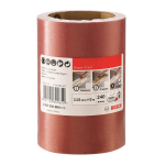 Bosch 2609256B84 Schuurpapier voor hout en verf - K240 - 115mm x 5m