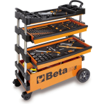 Beta Tools Beta C27S-O 2 Laden Inklapbare Mobiele gereedschapswagen - Oranje