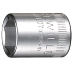 Stahlwille 40-5,5 Dopsleutel - Zeskant - 5,5mm - 1/4" (L= 23mm)
