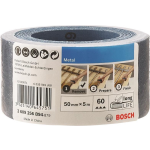 Bosch 2609256B94 Schuurpapier voor metaal - K60 - 50mm x 5m