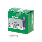 SPAX 1081010350303 Universele schroef, Verzonken kop, 3.5 x 30, Voldraad, Kruiskop Z2 - WIROX - 200 stuks