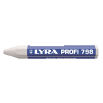 Lyra 4880001 Wasmerkkrijt Profi 798 - (12st) - Blanco