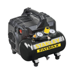 Stanley DST101/8/6 Compressor - 0,75kW - 8 Bar - 6L - 105L/min - Olievrij - Euro