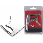 Stagg SCPUK AL ukelele capo mat chroom