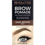 Revolution Beauty Makeup Brow Pomade Dark Brown - Donker haar. - Bruin