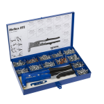 Gesipa NTX Senior Kit Blindklinknageltang inclusief nagels in koffer - 2,4-5,0mm