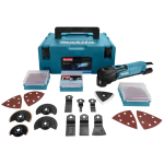 Makita TM3010CX2J Multitool + 42 delige accessoireset in Mbox - 320W - Blauw