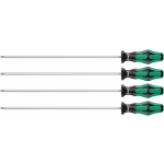 Wera 05028074001 4-delige Schroevendraaierset met vasthoudfunctie - Extra Lang - Torx