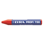 Lyra 4880017 Wasmerkkrijt Profi 798 - (12st) - Rojo