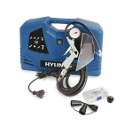 Hyundai 55791 Mini-compressor - 1100W - 180L/min - 8bar - Blauw