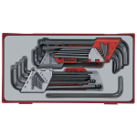 Teng Tools TTHT28 28-delige Hex&Tex inbusset in tc-tray