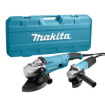 Makita DK0053G Haakse slijper set (GA9020&9558HN) in koffer - 2200W / 840W - 230mm / 125mm
