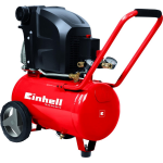Einhell TE-AC 270/24/10 Compressor - 1800W - 10 bar - 24L - Rojo