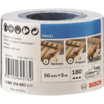 Bosch 2609256B97 Schuurpapier voor metaal - K180 - 50mm x 5m