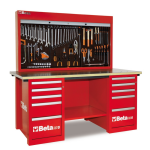 Beta C57S/B-R MasterCargo Werkbank - 2x5 laden - Rood