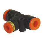 Antari FTA-664 T-stuk 2x6mm 1x4mm