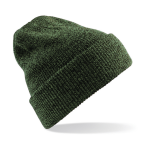 Beechfield Gebreide Heritage Beanie wintermuts in het antique mos voor volwassenen - Damesmutsen / herenmutsen - 100% polyacryl - Groen