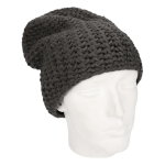 Myrtle Beach Basic beanie muts antraciet voor heren - Grijs