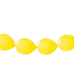 Ballonnen slinger 3 meter - Geel